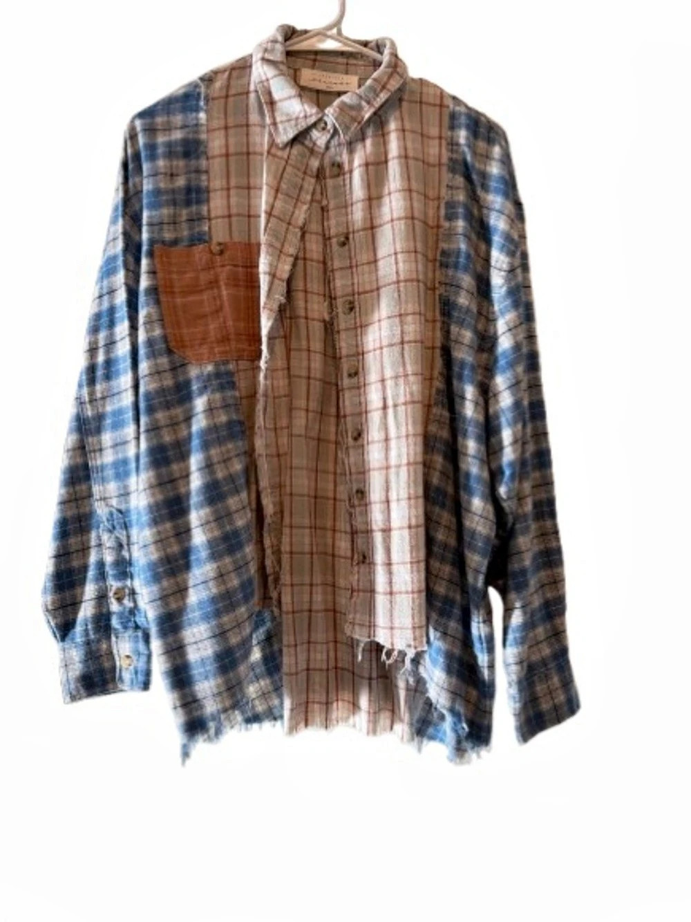 American Threads Plaid Button Down Size Small